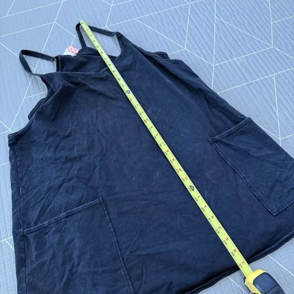 NEW Free People Movement Hot‎ Shot Mini Dress Size Large Black - Picture 9 of 9